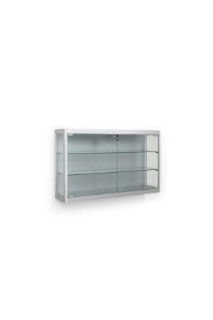 Silberne wandmontierte Glasvitrine,Glasvitrine,DP01 DP01 - 2