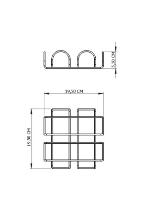 Silberner quadratischer 18-cm-Serviettenhalter-Café-Restaurant-Hotel- Luxus-Küchengeschirr Große Servietten aus Metall und Edelstahl - 5