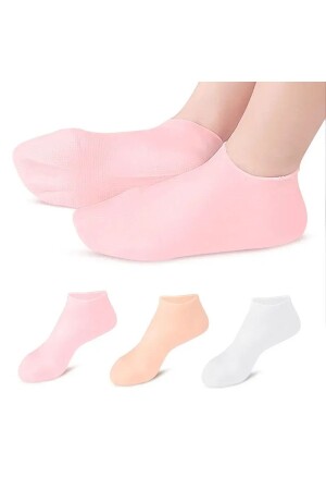 Silikon-feuchtigkeitsspendende Spa-Gel-Fersensocken, Fußpflegesocken - 1