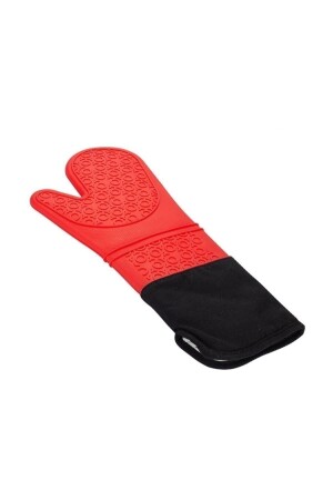 Silikon Fırın Eldiveni Yanmaz Eldiven Siyah 41.5 Cm - Epinox