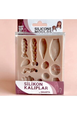 Silikon Kalıp -Baby Hair Set -Bebek Saç Seti - 1