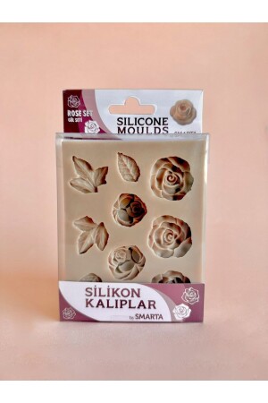 Silikon Kalıp -Mobilya Süsleme-Güller - 1