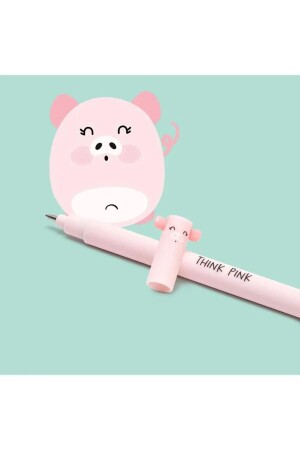 Silinebilir Jel Kalem Piggy Pembe - 1