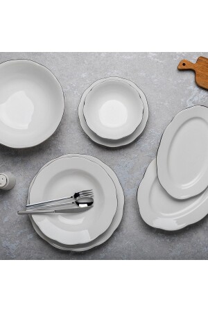 Silver 30 Parça 6 Kişilik Yemek Takımı 58YMT000720 - Aryıldız