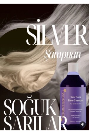 Silver Anti-Orange Purple Shampoo 2 x 500 ml (2 Stück) - 3