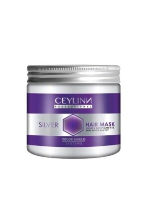 Silver Hair Mask Violet & Blue Pigments Color Shield Saç Maskesi 500ml - 1