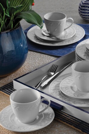 Silvia 12-teiliges Kaffeetassen-Set für 6 Personen KSV12KT00 - 1