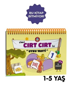 Şimdi Cırt Cırt Ile Uyku Vakti Etkinlik Kitabı - Çocuk Akademi