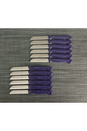 Simli Mor Meyve Bıçağı 12'li - Solingen