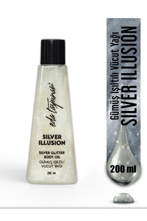 Simli Vücut Yağı Silver Illusion - 200 ml (EGX90) - 2