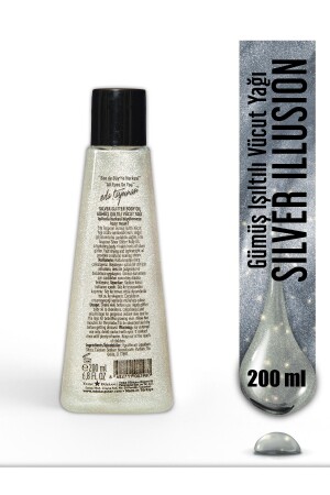 Simli Vücut Yağı Silver Illusion - 200 ml (EGX90) - 3