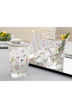 Simply Cam 3-teiliges Softdrinkglas 290 ml Gold - 2