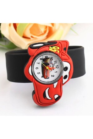 Şimşek Mcqeen-Uhr Şimşek Cars-Armbanduhr Şimşek Mq-Qualitäts-Pat-Uhr - 4