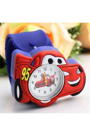 Şimşek Mcqeen-Uhr Şimşek Cars-Armbanduhr Şimşek Mq-Qualitäts-Pat-Uhr - 7