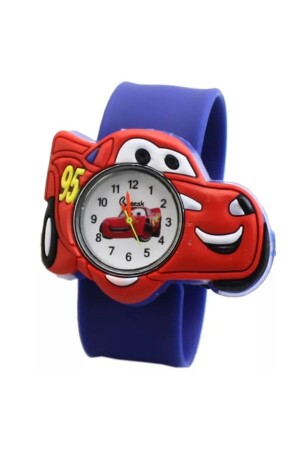 Şimşek Mcqeen-Uhr Şimşek Cars-Armbanduhr Şimşek Mq-Qualitäts-Pat-Uhr - 8