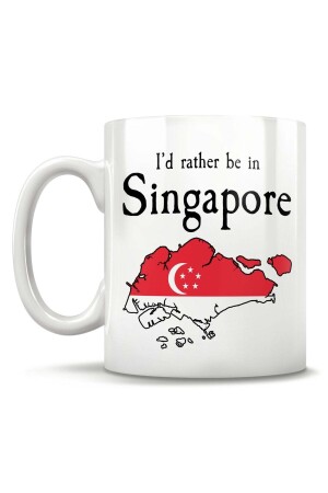 Singapur-Geschenktasse, Singapur-Tasse, Singapur-Karte-Tasse 123WHITE940 - 2