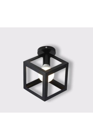 Single Black Cube Plafpnyer Design Moderner Kronleuchter Lp202260901011 - 7