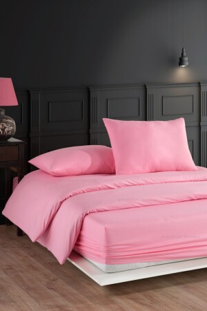 Single Cotton Elastic Sheet Duvet Cover Set 4 Colors nevtekl - 1