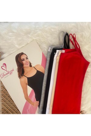 Singlet Plain Mixed Color 5 Stück 90000 - 3