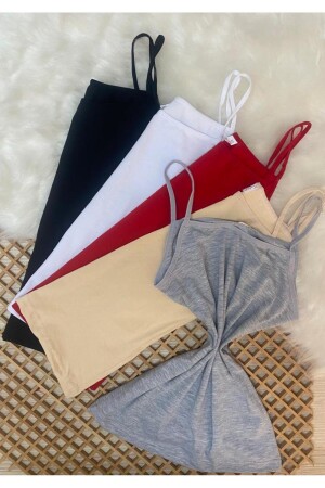 Singlet Plain Mixed Color 5 Stück 90000 - 4