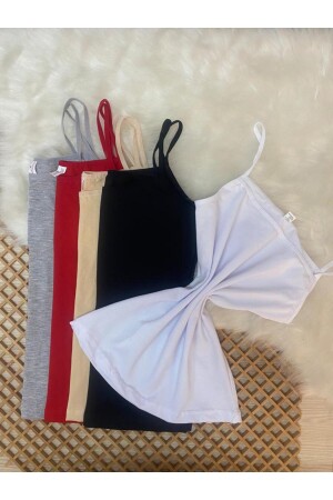 Singlet Plain Mixed Color 5 Stück 90000 - 7