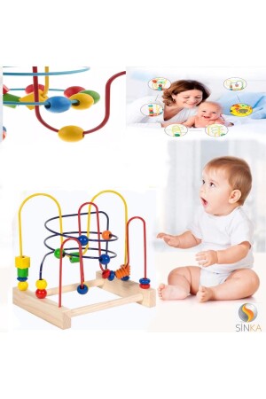 م.ن.ز. - الخشب لعبة التنسيق لعبة لعبة العبث التعليمي - Sinka