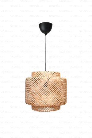 Sinnerlig Bambu Avize 40cm- Iskandinav, Modern, Bohem, Rattan Avize, Aydınlatma EO-900 - 2