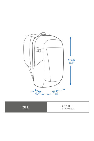 Sırt Çantası - 20l - Mavi / Gri - Nh 100 - 2