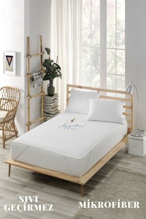 Sıvı Geçirmez Alez-mikro-4 Köşe Lastikli-çift Kişilik-tek Kişilik-bebek Alezi-su-yatak Koruyucu CRSMKRLAS00 - ÇARŞAF DÜNYASI