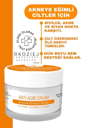 Sivilce Önleyici Ve Sivilce Karşıtı Akne Siyah Nokta Giderici Krem 50 Ml eslbeauty16 - 1