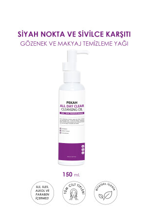 Sivilce Ve Akne Karşıtı Sebum Dengeleyici Günlük Makyaj Temizleme Yağı 150ml TYCN9XQYPN168617097819698 - 3