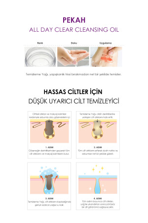 Sivilce Ve Akne Karşıtı Sebum Dengeleyici Günlük Makyaj Temizleme Yağı 150ml TYCN9XQYPN168617097819698 - 4