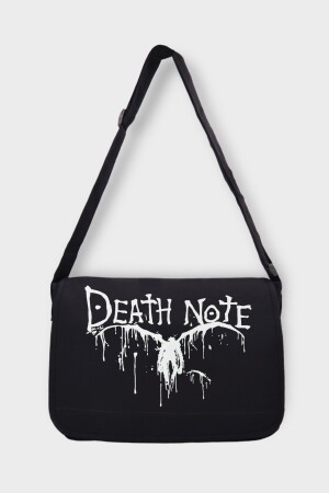 Siyah Death Note Postacı Çanta EFBUTIK10631 - 4