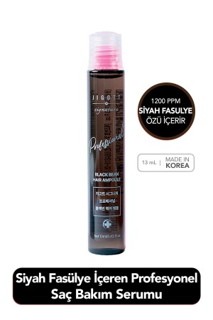 Siyah Fasülye İçeren Nemlendirici Besleyici Saç Bakım Serumu Jigott Black Bean Hair Ampoule 13 ml - Jigott