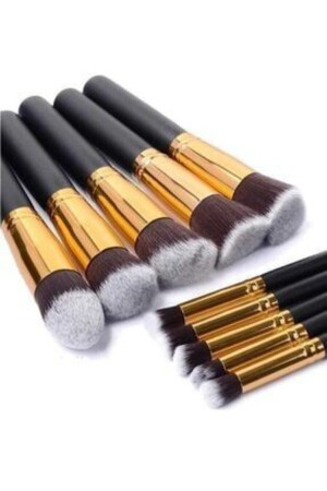Siyah Fırça Seti 10'lu - Makeuptime