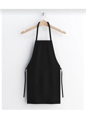 Siyah Kumaş Mutfak Aşçı Önlüğü - Niksarlı Çeyiz