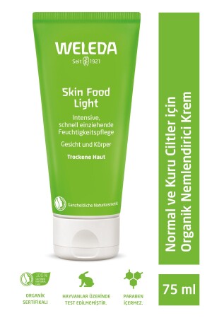Skin Food Light feuchtigkeitsspendende und nährende Bio-Pflegecreme 75 ml – normale und trockene Haut 123GREEN - 1