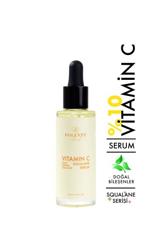 C Vitamin & Squalane Serum - Aydınlatıcı Leke Serumu (C VİTAMİNİ KOMPLEKSİ) Leke Karşıtı Etki - 3