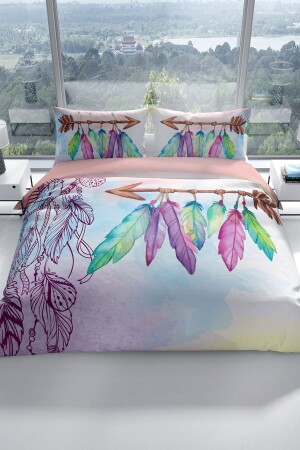 Sleep 3d Baumwollsatin-Doppelbettbezug-Set Cattleya15695 - 5