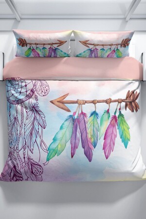 Sleep 3d Baumwollsatin-Doppelbettbezug-Set Cattleya15695 - 6