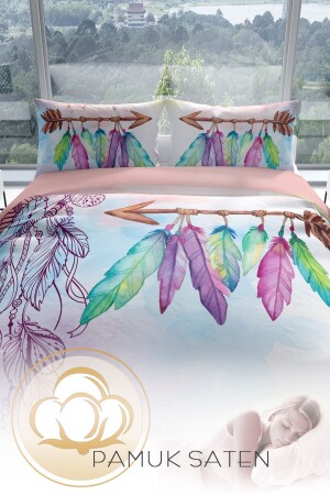 Sleep 3d Baumwollsatin-Doppelbettbezug-Set Cattleya15695 - 7