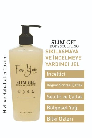 Slim Jel Bölgesel İncelme-Çatlak Karşıtı Ve Selülit Kremi - Sıkılaştırıcı- - 5