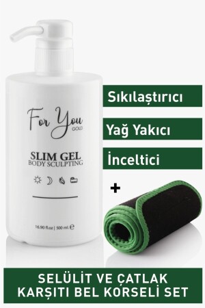 Slim Jel Inceltici - Sıkılaştırıcı-yağ Yakıcı–bölgesel Incelme-çatlak Karşıtı Ve Selülit Kremi 500ml - 1