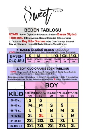 Slim Waist Woman Göğüs Göbek Bacak Ve Basen Tüm Vücut Boydan Toparlayıcı Ayar Askılı Tam Boy Korse TamBoyKorse - 5