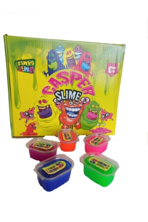 Slime Play Gel 60 Stück Mini Neon Color (35GR) – Hochwertiger, nicht klebender Slime nsslim - 1