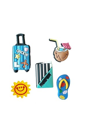 Slipper-Ornament – ​​Slipper-Schnalle für den Urlaub, 5er-Set - 1