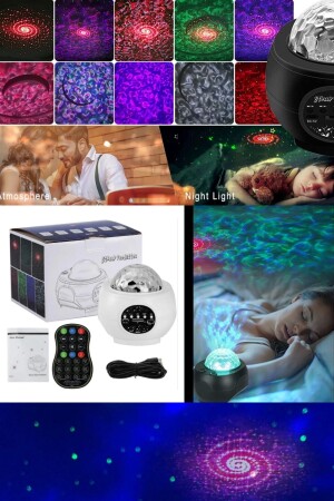 Smart App Fernbedienung Musik Stern Projektor Licht Geschenk Home Dekoration Galaxy Licht Disco Lampe re43c - 5