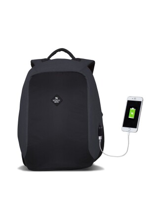 Smart Bag Secret Smart Laptop-Rucksack mit USB-Ladeanschluss, geräuchert MV2709 - 4