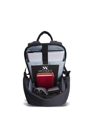 Smart Bag Secret Smart Laptop-Rucksack mit USB-Ladeanschluss, geräuchert MV2709 - 4