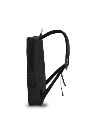 Smart Bag Usb Şarj Girişli Akıllı Laptop Sırt Çantası 1210 Siyah MV3130 - 4